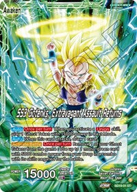 Gotenks // SS3 Gotenks, Extravagant Assault Returns (Silver Foil) (SD19-01) [Dawn of the Z-Legends]