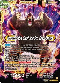 Son Goku // Uncontrollable Great Ape Son Goku Returns (Silver Foil) (SD20-01) [Dawn of the Z-Legends]