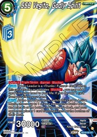 SSB Vegito, Godly Spirit (Silver Foil) (SD18-02) [Dawn of the Z-Legends]