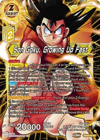 Son Goku, Growing Up Fast (Silver Foil) (SD20-02) [Dawn of the Z-Legends]