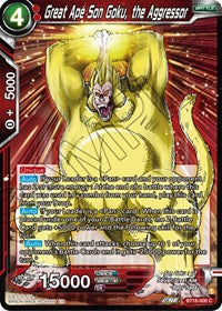 Great Ape Son Goku, the Aggressor (BT18-008) [Dawn of the Z-Legends]
