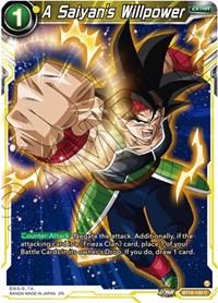 A Saiyan's Willpower (BT18-120) [Dawn of the Z-Legends]