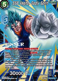 SSB Vegito, Godly Spirit (ZENKAI Celebration Winner-Stamped) (SD18-02) [Promotion Cards]