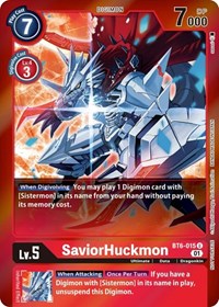 SaviorHuckmon (Event Pack 3) (BT6-015 U) [Double Diamond]