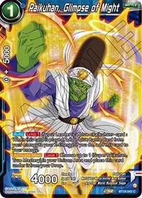 Paikuhan, Glimpse of Might (BT18-042) [Dawn of the Z-Legends]