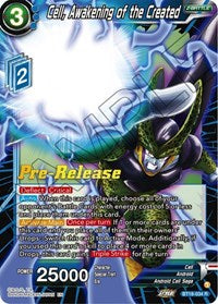 Cell, Awakening of the Created (BT18-034) [Dawn of the Z-Legends Pre-Release Cards]