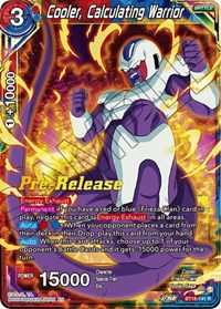 Cooler, Calculating Warrior (BT18-141) [Dawn of the Z-Legends Pre-Release Cards]