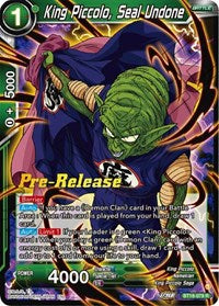 King Piccolo, Seal Undone (BT18-079) [Dawn of the Z-Legends Pre-Release Cards]