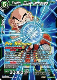 Krillin, Skills Improved (BT18-071) [Dawn of the Z-Legends Pre-Release Cards]