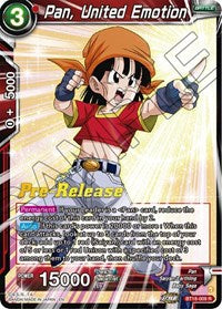 Pan, United Emotion (BT18-009) [Dawn of the Z-Legends Pre-Release Cards]