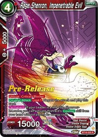 Rage Shenron, Impenetrable Evil (BT18-025) [Dawn of the Z-Legends Pre-Release Cards]