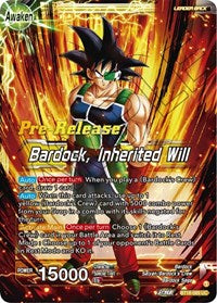 Bardock's Crew // Bardock, Inherited Will (BT18-089) [Dawn of the Z-Legends Pre-Release Cards]