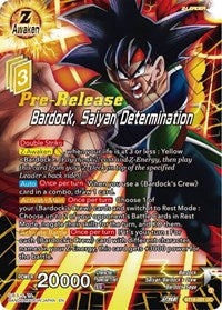 Bardock, Saiyan Determination (BT18-091) [Dawn of the Z-Legends Pre-Release Cards]
