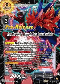 Demon God Shroom & Demon God Salsa, Imminent Annihilation (BT18-123) [Dawn of the Z-Legends Pre-Release Cards]