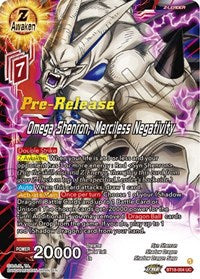 Omega Shenron, Merciless Negativity (BT18-004) [Dawn of the Z-Legends Pre-Release Cards]