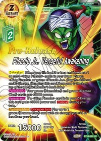 Piccolo Jr., Vengeful Awakening (BT18-061) [Dawn of the Z-Legends Pre-Release Cards]