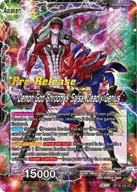Shroom & Salsa // Demon God Shroom & Salsa, Deadly Genius (BT18-122) [Dawn of the Z-Legends Pre-Release Cards]
