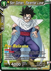 Son Gohan, Parental Love (BT18-111) [Dawn of the Z-Legends Pre-Release Cards]