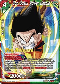Son Goku, Power Untold (BT18-142) [Dawn of the Z-Legends Pre-Release Cards]