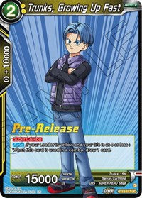 Trunks, Growing Up Fast (BT18-117) [Dawn of the Z-Legends Pre-Release Cards]
