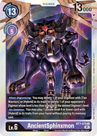 AncientSphinxmon (Event Pack 3) (BT7-078 R) [Next Adventure]