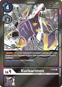 Kurisarimon - P-014 (Event Pack 3) (P-014 P) [Digimon Promotion Cards]