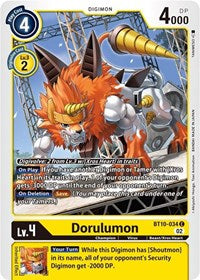 Dorulumon (BT10-034 C) [Xros Encounter]