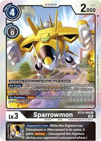 Sparrowmon (BT10-060 R) [Xros Encounter]