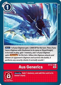 Aus Generics (ST12-14 C) [Starter Deck 12: Jesmon]