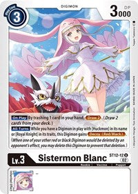 Sistermon Blanc (ST12-12 U) [Starter Deck 12: Jesmon]