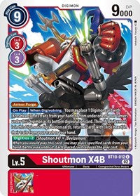 Shoutmon X4B (BT10-012 U) [Xros Encounter]