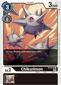 Chikurimon (ST13-08 C) [Starter Deck 13: Ragnaloardmon]