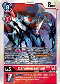 Canoweissmon (BT10-011 R) [Xros Encounter]