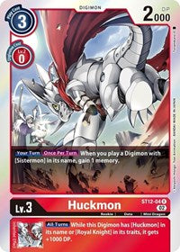 Huckmon (ST12-04 R) [Starter Deck 12: Jesmon]