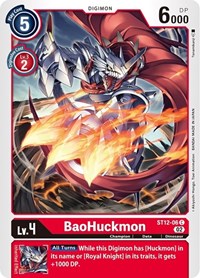 BaoHuckmon (ST12-06 C) [Starter Deck 12: Jesmon]