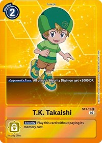 T.K. Takaishi (Alternate Art) (ST3-12 R) [Starter Deck 12: Jesmon]