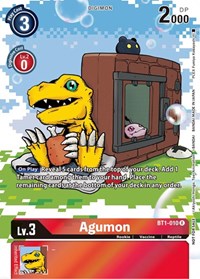 Agumon - BT1-010 (25th Special Memorial Pack) (BT1-010 R) [Release Special Booster 1.0]