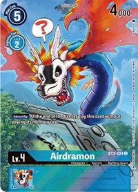 Airdramon (25th Special Memorial Pack) (BT3-024 U) [Release Special Booster 1.0]