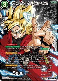 SS Son Goku: Xeno, Reflexive Strike (Zenkai Series Tournament Pack Vol.1 Winner) (P-418) [Tournament Promotion Cards]