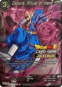 Dabura, Ritual at Hand (Judge Pack Vol.12) (BT13-137) [Tournament Promotion Cards]