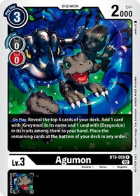 Agumon (Xros Encounter Pre-Release) (BT8-058 R) [New Awakening]