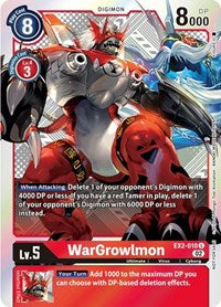 WarGrowlmon (Xros Encounter Pre-Release) (EX2-010 U) [Digital Hazard]