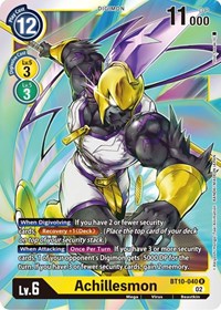Achillesmon (BT10-040 R) [Xros Encounter]