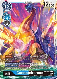 Cannondramon (BT10-028 U) [Xros Encounter]