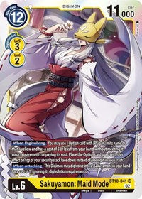 Sakuyamon: Maid Mode (BT10-041 SR) [Xros Encounter]