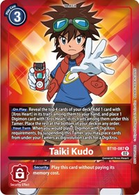 Taiki Kudo (Box Topper) (BT10-087 R) [Xros Encounter]
