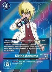 Kiriha Aonuma (Box Topper) (BT10-088 R) [Xros Encounter]
