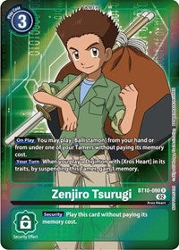 Zenjiro Tsurugi (Box Topper) (BT10-090 R) [Xros Encounter]