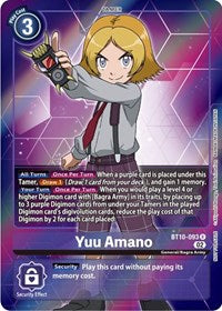 Yuu Amano (Box Topper) (BT10-093 R) [Xros Encounter]