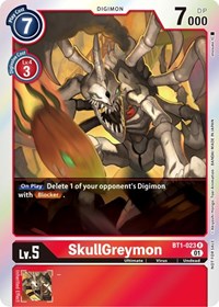 SkullGreymon (ST-11 Special Entry Pack) (BT1-023 R) [Release Special Booster 1.0]